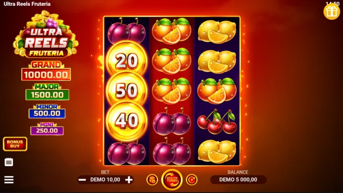 Ultra Reels Fruteria - aðalskjár 3x5