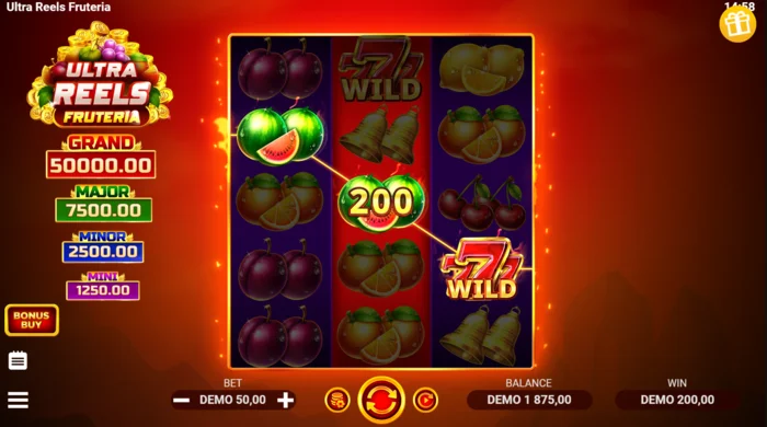 Ultra Reels Fruteria - greiðslulína með gullna sjöu